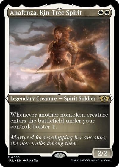 Anafenza Kin Tree Spirit Foil Etched March of the Machine: Multiverse Legends Magic card