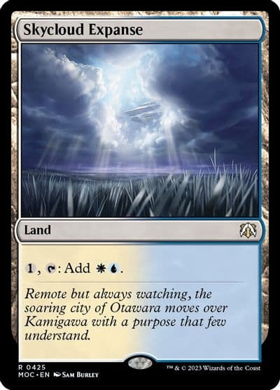 Skycloud Expanse Commander: March of the Machine Magic card