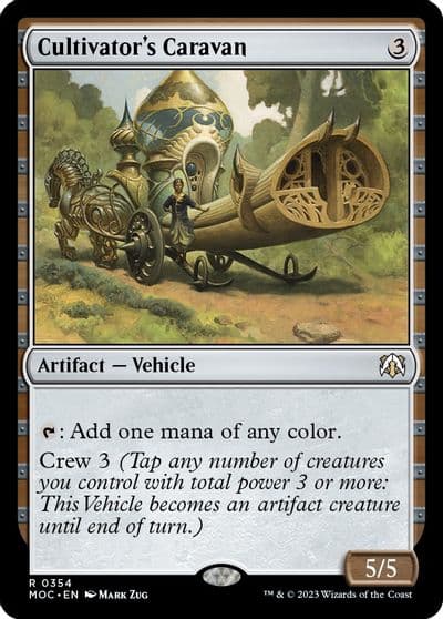 Cultivators Caravan Commander: March of the Machine Magic card