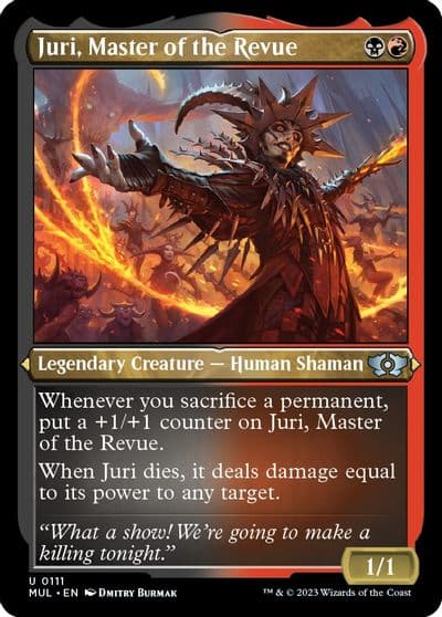 Juri Master of the Revue Foil Etched March of the Machine: Multiverse Legends Magic card