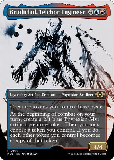 Brudiclad Telchor Engineer Halo Foil March of the Machine: Multiverse Legends Magic card