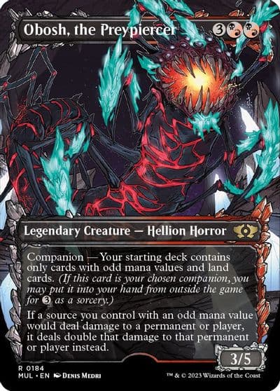 Obosh the Preypiercer Halo Foil March of the Machine: Multiverse Legends Magic card