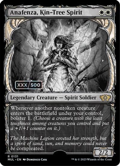Anafenza Kin Tree Spirit Serial Numbered March of the Machine: Multiverse Legends Magic card