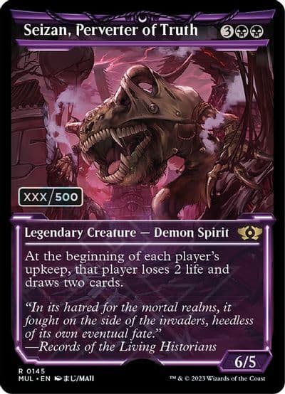Seizan Perverter of Truth Serial Numbered March of the Machine: Multiverse Legends Magic card