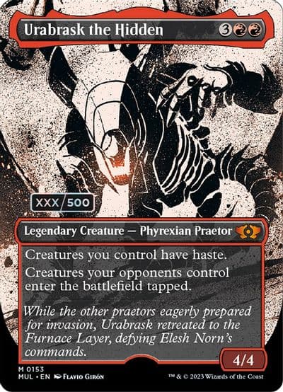 Urabrask the Hidden Serial Numbered March of the Machine: Multiverse Legends Magic card