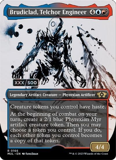 Brudiclad Telchor Engineer Serial Numbered March of the Machine: Multiverse Legends Magic card