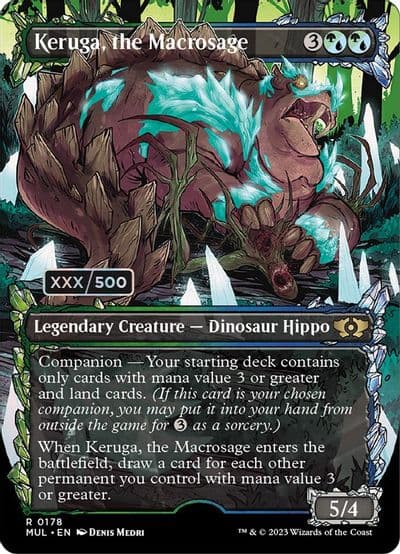 Keruga the Macrosage Serial Numbered March of the Machine: Multiverse Legends Magic card