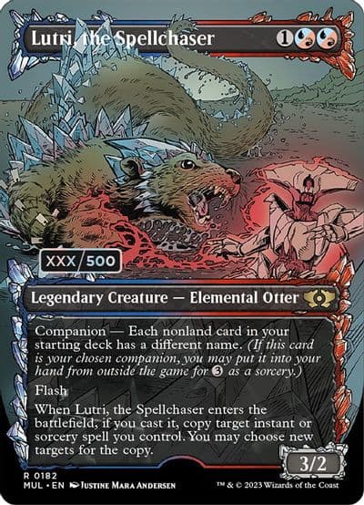 Lutri the Spellchaser Serial Numbered March of the Machine: Multiverse Legends Magic card