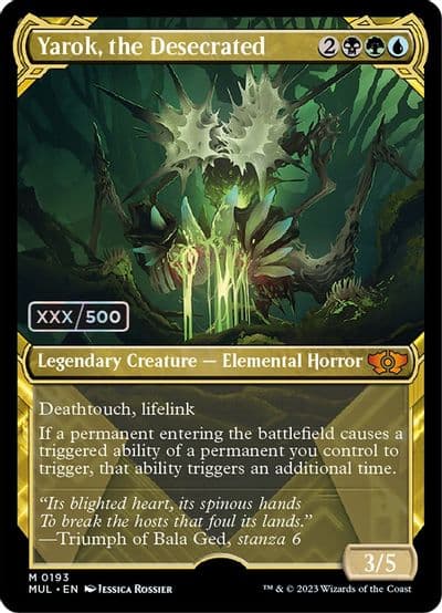 Yarok the Desecrated Serial Numbered March of the Machine: Multiverse Legends Magic card