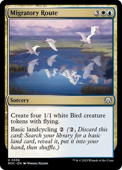Migratory Route Commander: March of the Machine Magic card