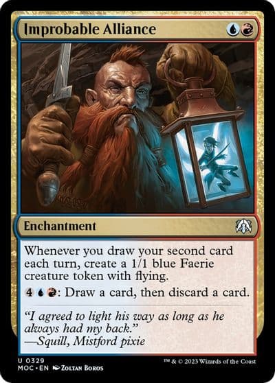 Improbable Alliance Commander: March of the Machine Magic card