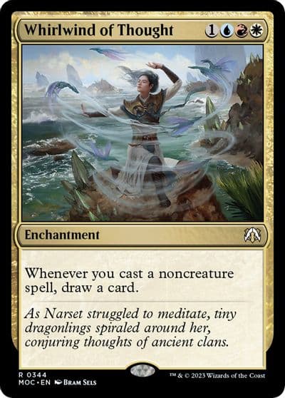 Whirlwind of Thought Commander: March of the Machine Magic card