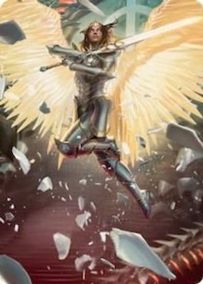 Archangel Elspeth Art Card Art Series: March of the Machine Magic card