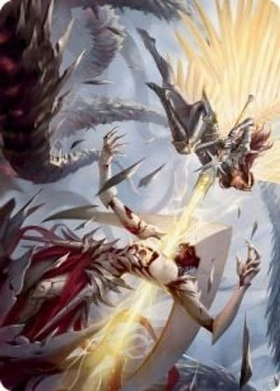 Elspeths Smite Art Card Art Series: March of the Machine Magic card