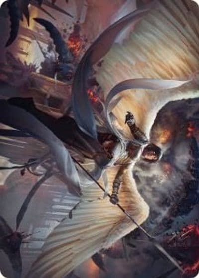 Serra Faithkeeper Art Card Art Series: March of the Machine Magic card