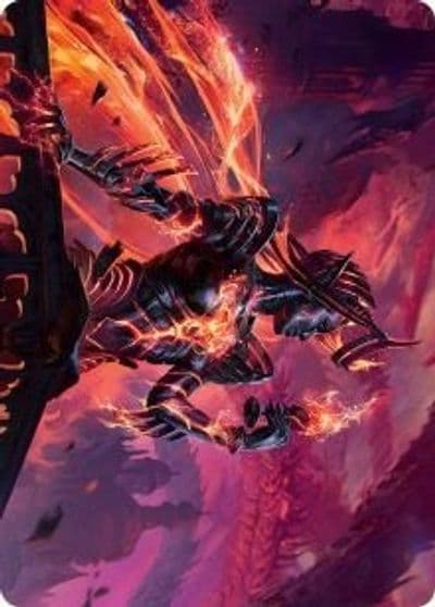 Ayara Furnace Queen Art Card Art Series: March of the Machine Magic card