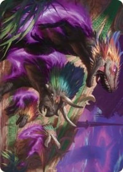 Burning Suns Fury Art Card Art Series: March of the Machine Magic card