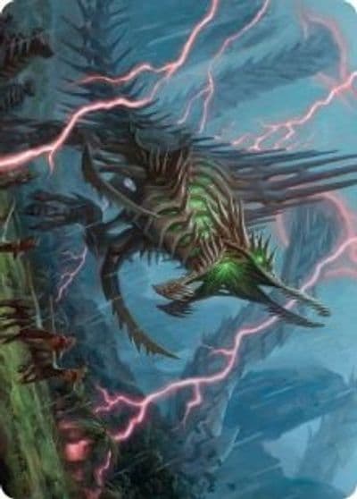 Etali Primal Sickness Art Card Art Series: March of the Machine Magic card