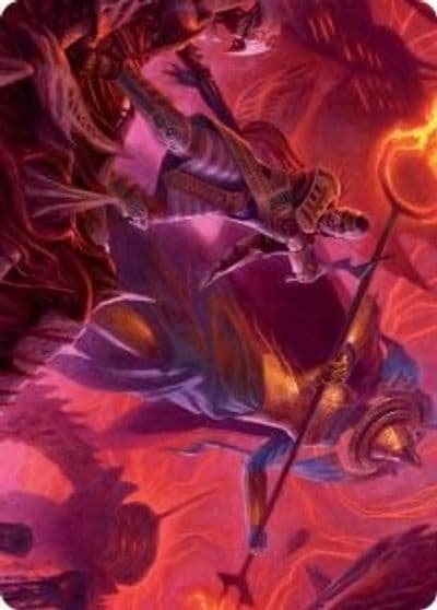 Djeru and Hazoret Art Card Art Series: March of the Machine Magic card
