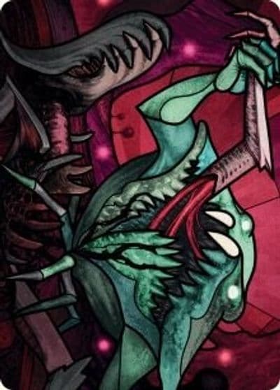 Yargle Glutton of Urborg Art Card Art Series: March of the Machine Magic card