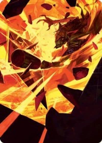 Zada Hedron Grinder Art Card Art Series: March of the Machine Magic card