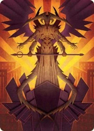 Atraxa Praetors Voice Art Card Art Series: March of the Machine Magic card