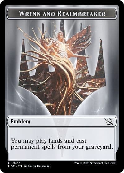 Emblem Wrenn and Realmbreaker March of the Machine Magic card