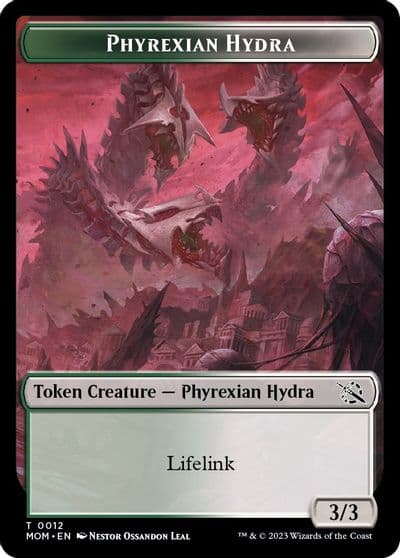 Phyrexian Hydra Token 0012 March of the Machine Magic card
