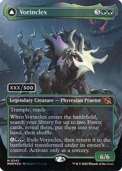 Vorinclex Serial Numbered March of the Machine Magic card