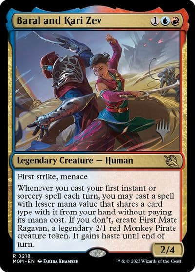 Baral and Kari Zev Promo Pack: March of the Machine Magic card