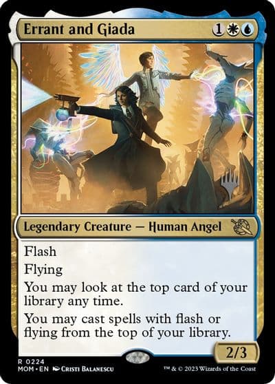 Errant and Giada Promo Pack: March of the Machine Magic card