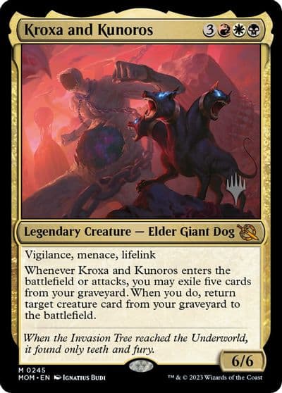 Kroxa and Kunoros Promo Pack: March of the Machine Magic card