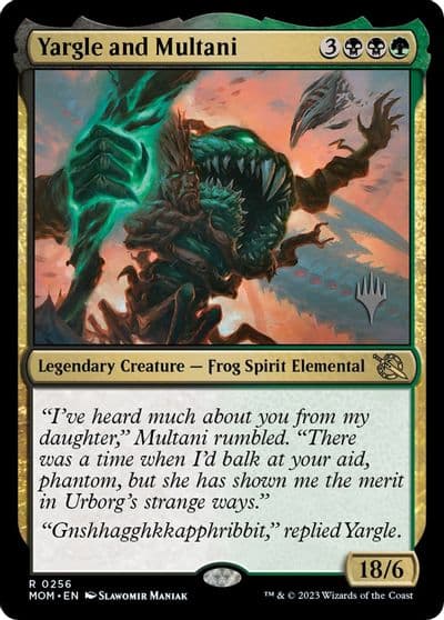 Yargle and Multani Promo Pack: March of the Machine Magic card