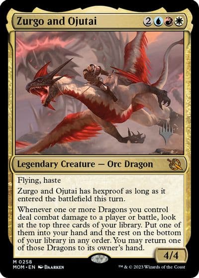 Zurgo and Ojutai Promo Pack: March of the Machine Magic card