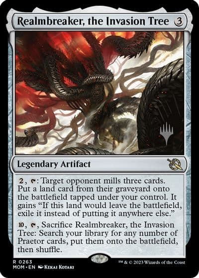 Realmbreaker the Invasion Tree Promo Pack: March of the Machine Magic card