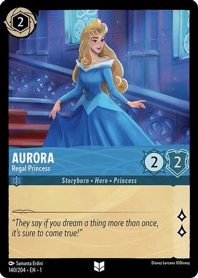 Aurora Regal Princess The First Chapter Lorcana card