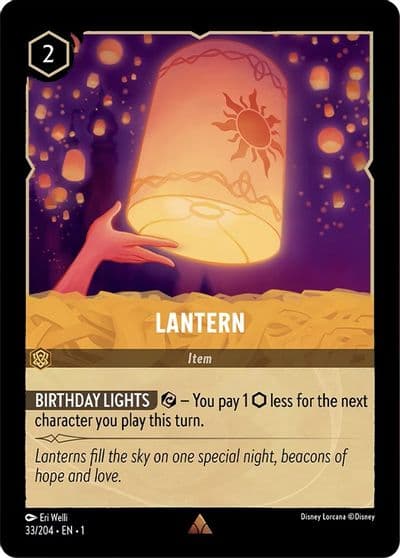 Lantern The First Chapter Lorcana card