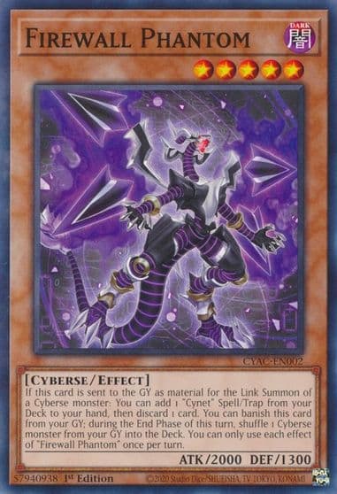 Firewall Phantom Cyberstorm Access Yu-Gi-Oh! card