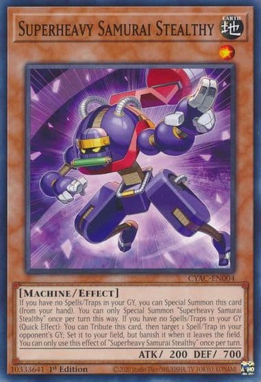 Superheavy Samurai Stealthy Cyberstorm Access Yu-Gi-Oh! card