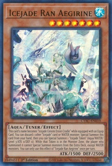 Icejade Ran Aegirine Cyberstorm Access Yu-Gi-Oh! card