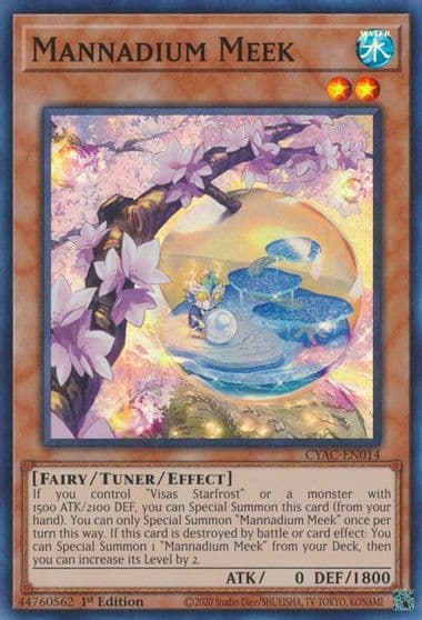 Mannadium Meek Cyberstorm Access Yu-Gi-Oh! card