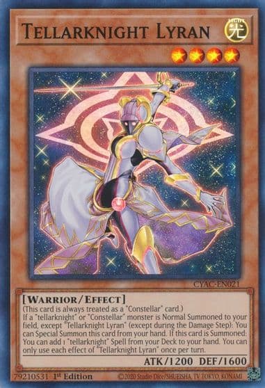 Tellarknight Lyran Cyberstorm Access Yu-Gi-Oh! card