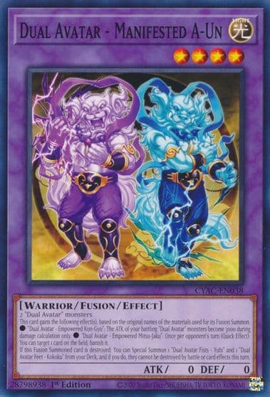 Dual Avatar Manifested A Un Cyberstorm Access Yu-Gi-Oh! card