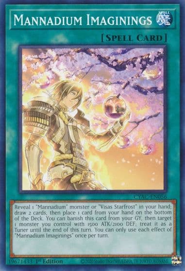 Mannadium Imaginings Cyberstorm Access Yu-Gi-Oh! card