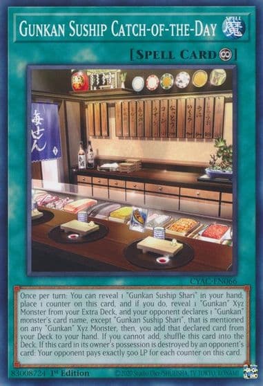 Gunkan Suship Catch of the Day Cyberstorm Access Yu-Gi-Oh! card