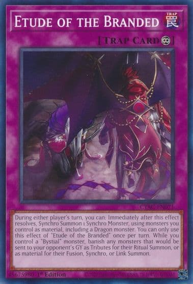 Etude of the Branded Cyberstorm Access Yu-Gi-Oh! card