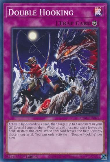 Double Hooking Cyberstorm Access Yu-Gi-Oh! card