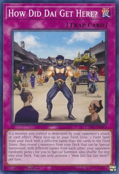 How Did Dai Get Here Cyberstorm Access Yu-Gi-Oh! card