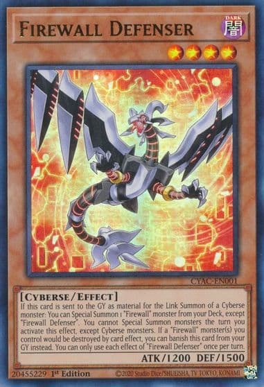Firewall Defenser Cyberstorm Access Yu-Gi-Oh! card