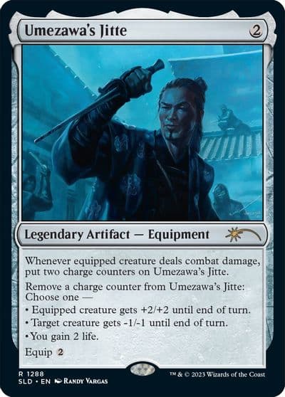 Umezawas Jitte Secret Lair Drop Series Magic card